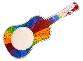Mosaic Mirror Rainbow Guitar