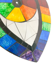 Mosaic Wall Plaque Rainbow Third Eye