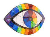 Mosaic Wall Plaque Rainbow Third Eye