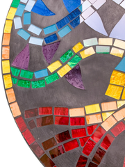 Mosaic Meditation Wall Plaque