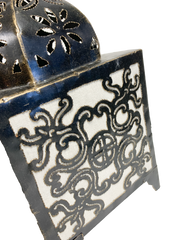 Moroccan Style Lamp Square White