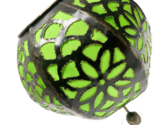 Moroccan Style Lamp Sphere Green