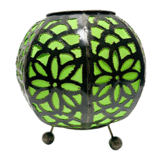 Moroccan Style Lamp Sphere Green