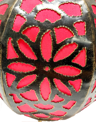 Moroccan Style Lamp Sphere Pink