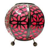 Moroccan Style Lamp Sphere Pink