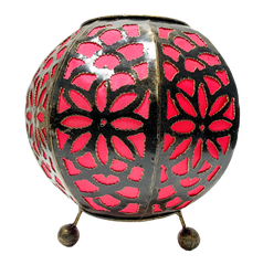 Moroccan Style Lamp Sphere Pink