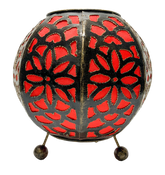 Moroccan Style Lamp Sphere Red