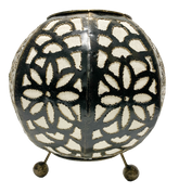 Moroccan Style Lamp Sphere White