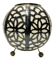Moroccan Style Lamp Sphere White