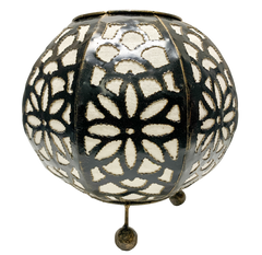 Moroccan Style Lamp Sphere White
