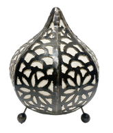 Moroccan Lamp with Top White