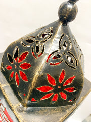 Moroccan Style Lamp Red 52cm