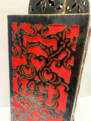 Moroccan Style Lamp Red 52cm