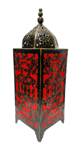 Moroccan Style Lamp Red 52cm