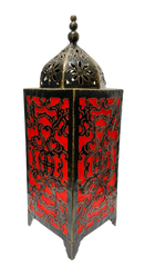 Moroccan Style Lamp Red 52cm