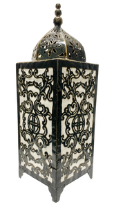 Moroccan Style Lamp White 52cm