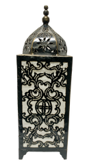Moroccan Style Lamp White 52cm