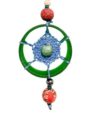 Hanging Glass Ornament - Green