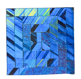 Square Mosaic Coaster Set of Four - Blue