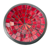 Round Mosaic Bowl Set of Four - Red