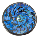 Round Mosaic Bowl Set of Four - Blue