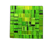 Square Mosaic Coaster Set of Four - Green