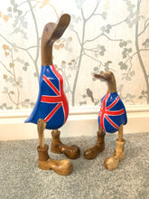 Bamboo Root Ducks with British Flag Body Bamboo Root Ducks with British Flag Body