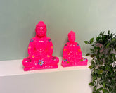 Resin Flower Buddha Pink - Various Sizes