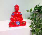Resin Flower Buddha Red - Various Sizes