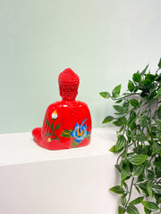 Resin Flower Buddha Red - Various Sizes
