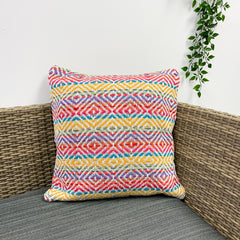 Recycled Cotton Diamond Design Cushion