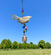 Iron Wind Chime - Bird with Beads