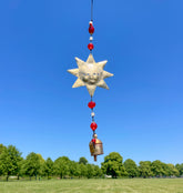 Iron Wind Chime - Gold Sun