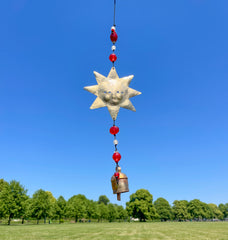 Iron Wind Chime - Gold Sun