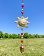 Iron Wind Chime - Gold Sun