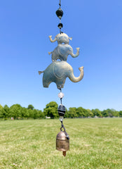 Iron Wind Chime - 3 Elephant String