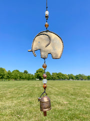Iron Wind Chime - Elephant