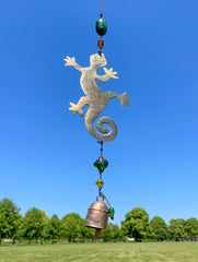 Iron Wind Chime - Gecko Curled Tail