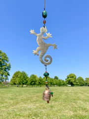Iron Wind Chime - Gecko Curled Tail