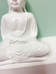 Gloss Resin Buddha White - Various Sizes