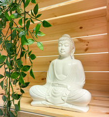 Gloss Resin Buddha White - Various Sizes