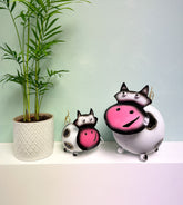 Painted Metal Cow - Various Sizes