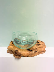 Coffee Root with Glass Bowl - 15cm