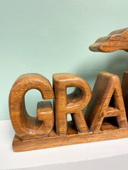 Gramps Wooden Carving