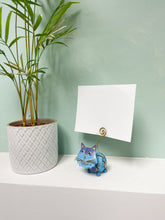 Painted Metal Cat Photo Holder