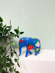 Fruit Painted Resin Elephants