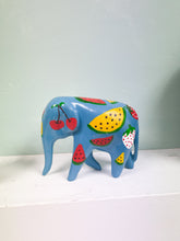 Fruit Painted Resin Elephants