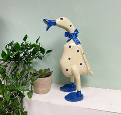 Blue Spotty Bamboo Root Duck