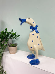 Blue Spotty Bamboo Root Duck