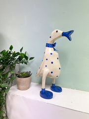 Blue Spotty Bamboo Root Duck